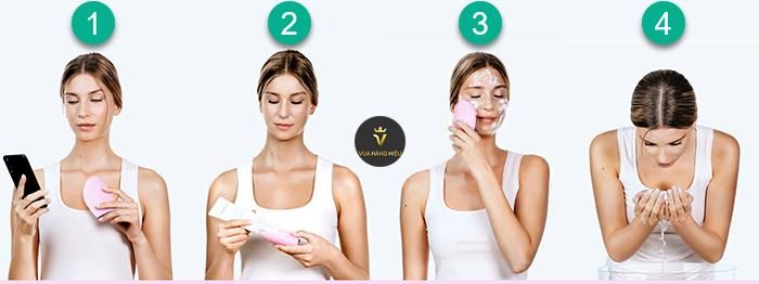 May rua mat Foreo Luna 3 - Cach su dung